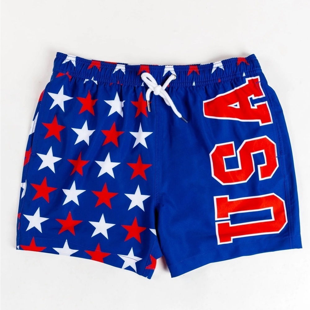 The American Dream - Shinesty USA Swim Trunks